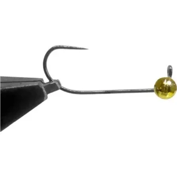 Rybářský háček 5ks - Jigová Hlavička Jigovky HD Barbless Gold Velikost 8 0,6gr