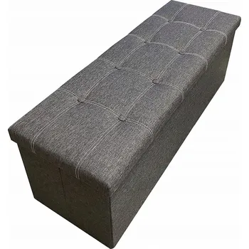 Taburet Čalouněný Taburet Songmics šedý