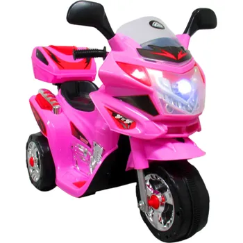 malá motorka Dětská elektrická motorka M6 růžová