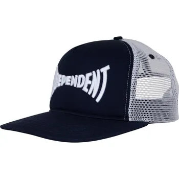 Kšiltovka INDEPENDENT kšiltovka - Span Mesh Trucker Structured Hat White/Navy (154814)