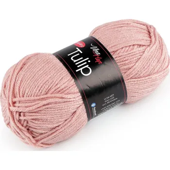 Galanterie Pletací příze Tulip 100 g pudrová 1 ks