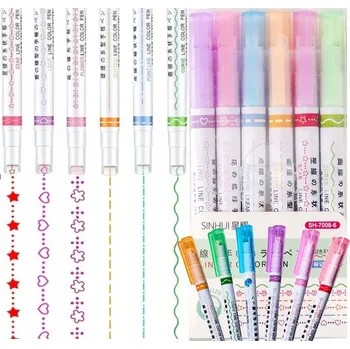 6barevné FIXY FIXY POPISOVAČE vzorů