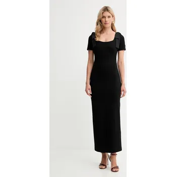 Dámské šaty Šaty Twinset černá barva, maxi, přiléhavé, 252AP2106 99X, vel. XS