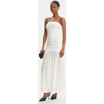 Dámské šaty Bardot Večerní šaty Solana Mesh 59875DB2 Bílá Slim Fit 6