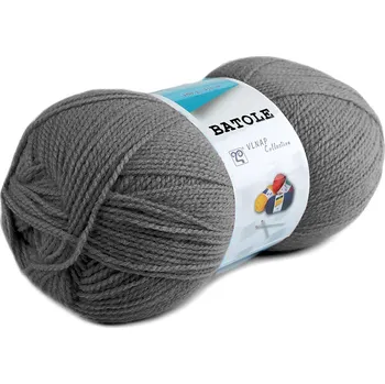 Příze Pletací příze Batole 100 g šedá 1 ks
