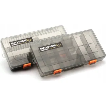 Krabička Savage Gear Flat Lure Box stříbrná