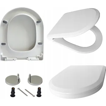 WC sedátko WC prkénko s pomalým sklápěním Estiva SEMA Polypropylen