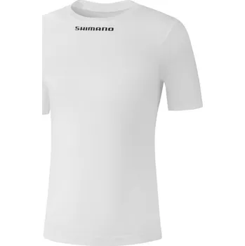 cyklistický dres SHIMANO Cyklistické triko s krátkým rukávem - VERTEX SS - bílá 2XL