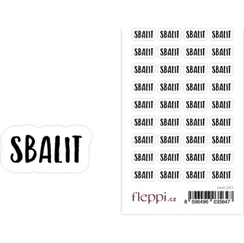 samolepka Fleppi Samolepky Sbalit