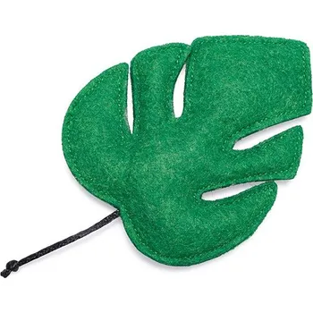 Hračka pro kočku Beeztees džunglový list hračka pro kočky zelená