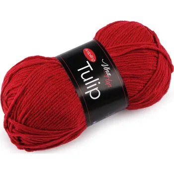 Příze Pletací příze Tulip 100 g červená 1 ks