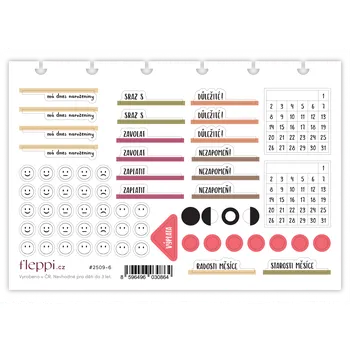 samolepka Fleppi Září 2025 | arch 6