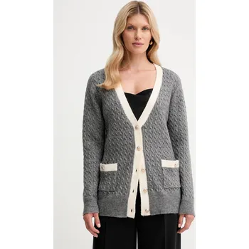 Dámský svetr Kardigan Fracomina FR25WT8020K55401 šedá 90X, vel. S