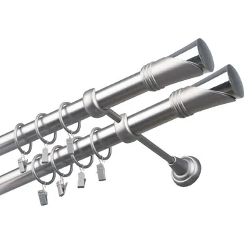 Garnýž Garnýž kovová 300 cm dvouřadá - dvojitá 25/25 Duncan double Satina