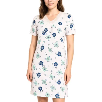 Body Noční košile s krátkým rukávem Jolanka 6559 4XL zelená