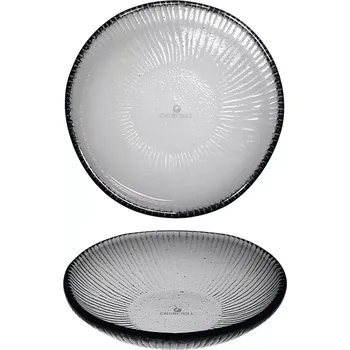 Talíř CHURCHILL Bamboo glass hluboký talíř, sklo, objem: 0,265 litru, průměr: 170 mm