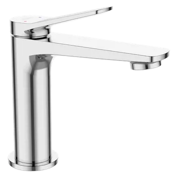 Vodovodní baterie Invena Alonia, umyvadlová baterie h-153, chromová, INV-BU-70-001-V