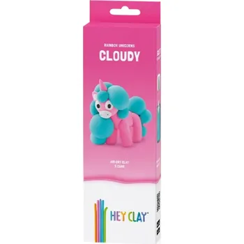 Dřevěná hračka Hey Clay Jednorožec Cloudy