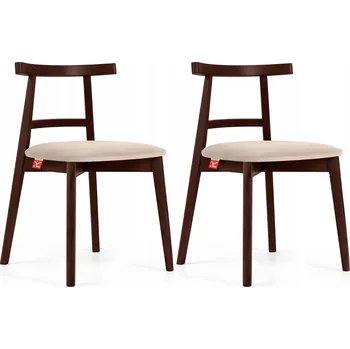 Jídelní židle Židle Konsimo velur béžová 2 ks