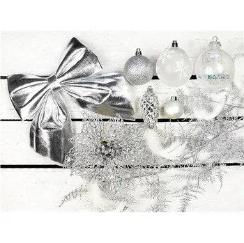 Vánoční dekorace LAALU Vánoční ozdoby - sada KRÁL ZIMA, na stromky 120 - 210 cm