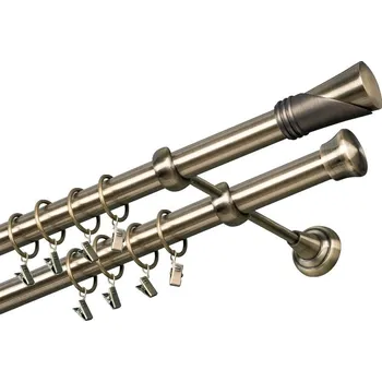 Garnýž kovová 170 cm dvouřadá - dvojitá 25/25 Duncan Mosaz