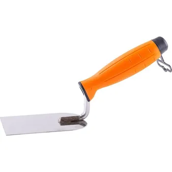 Zednická lžíce Vymazávačka nerez 7cm, gumová rukojeť