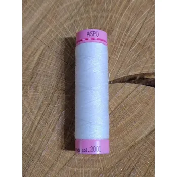 Nit Polyesterové nitě Aspo 100 m barva 2000 White