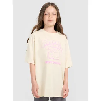 Dětská móda 4F dětské tričko béžové bavlna velikost 164