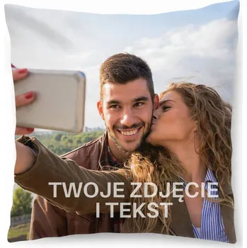 Polštář Foto Polštář s vlastní fotografií Dárek 45x45cm