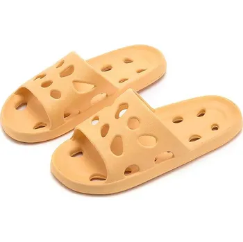 Dámské sandále Unisex sprchové pantofle s otvory proti skluzu Barva: Žlutá, Velikost: 38-39