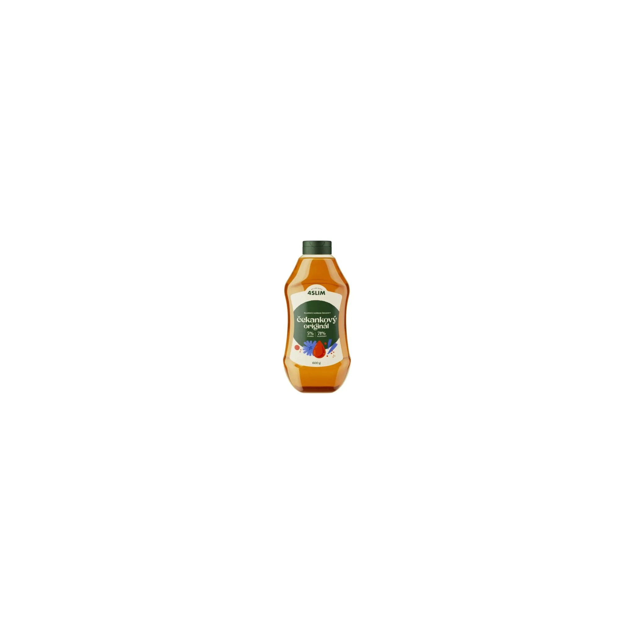 Fotografie 1 - Sladidlo 4Slim Čekankový sirup Originál 1,2 kg