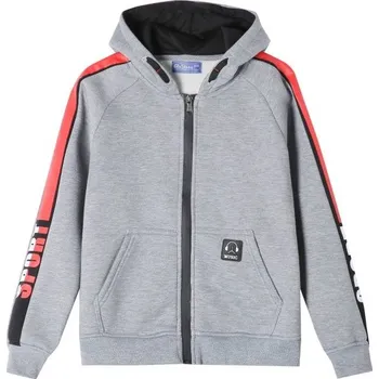 Chlapecká mikina GLO-STORY Chlapecká mikina GLO STORY SPORT na zip Barva: Šedá světlá, Velikost: 146