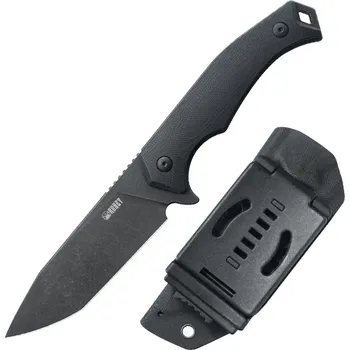 kapesní nůž KUBEY Swordfish Blackwashed AUS-10 Čepel Černá G10 Kydex Pouzdro s Tek-Lok KU184
