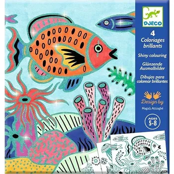omalovánky DJECO Třpytivé omalovánky - Pod mořem