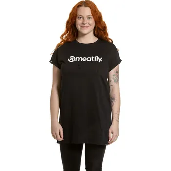 Dámské šaty Meatfly dámské šaty Senna Whales | Černá | Velikost XL | 100% bavlna