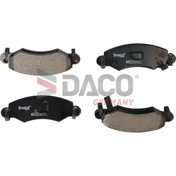 Brzdová destička Sada brzdových destiček, kotoučová brzda DACO GERMANY 323724