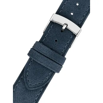 Řemínek na hodinky Kožený řemínek Morellato Timo 5964E12.062 M, modrý, veganský materiál