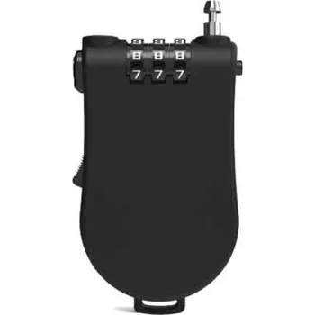 Zámek na kolo Navíjecí číselný zámek černý 100cm (ZAM2C)