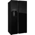 CONCEPT Americká lednice s výrobníkem ledu LA7691bc BLACK