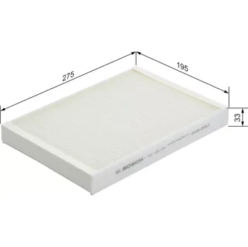 Kabinový filtr Kabinový filtr BOSCH BO1987432205
