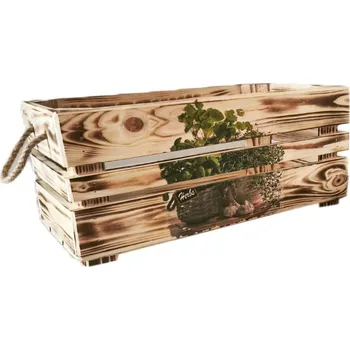 Úložný box bedýnka OK3-BYLINKY 54x19x18 DŘEVO