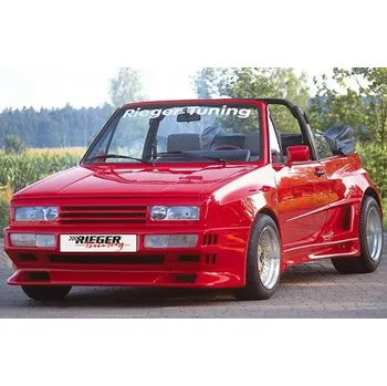 PC tuning Rieger boční díl widebody II pro Volkswagen Golf 1 kabriolet, GFK (laminát), mont. strana levá