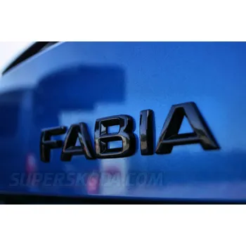 Polep vozidla 3D emblém - FABIA MONTE CARLO