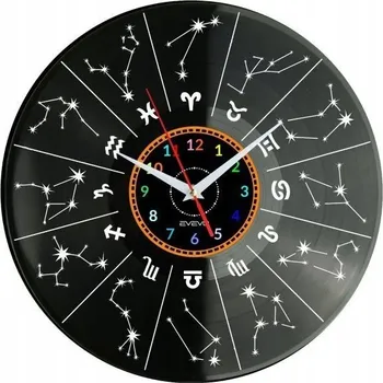 Hodiny Znamení Zvěrokruhu Nástěnné Hodiny Vinylová Deska Moderní Dekorace Jako Dárek