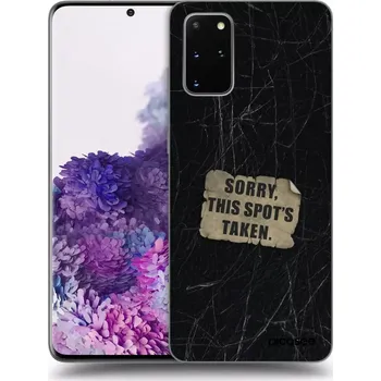 Pouzdro na mobilní telefon Picasee silikonový černý obal pro Samsung Galaxy S20+ G985F - SORRY