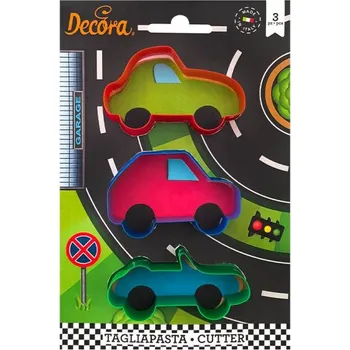 Vykrajovátko Decora vykrajovátko Auta (3 ks)