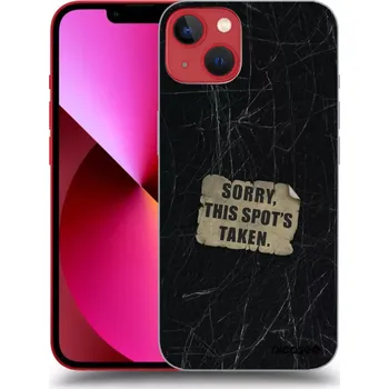 Pouzdro na mobilní telefon Picasee silikonový průhledný obal pro Apple iPhone 14 Plus - SORRY