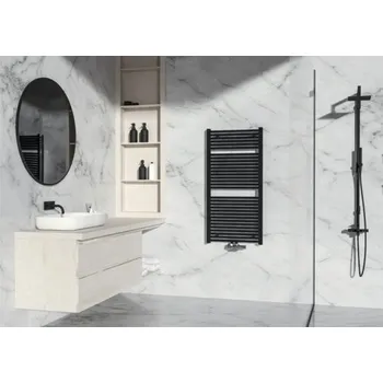 Radiátor Designové topné těleso ROTHEIGNER teplá voda kombinovaný provoz 1215 x 600 x 35 mm připojení 1 dole uprostřed