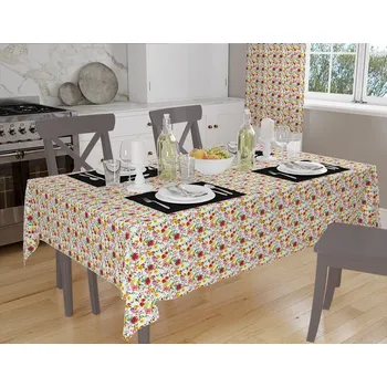 ubrus Orbytex Ubrus teflonový - vlčí máky Rozměry: průměr 120, Tvar: Kulatý