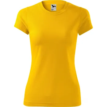 MALFINI Dámské rychleschnoucí tričko na sport Fantasy interlock Barva: Žlutá, Velikost: L